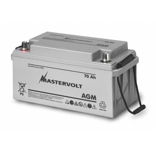 Mastervolt 62000700 12V AGM Battery, Group 27