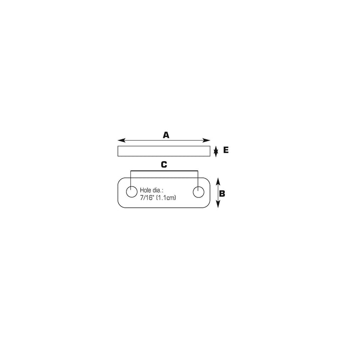 Seachoice Frame Tie Plates (Pair Per Pack)