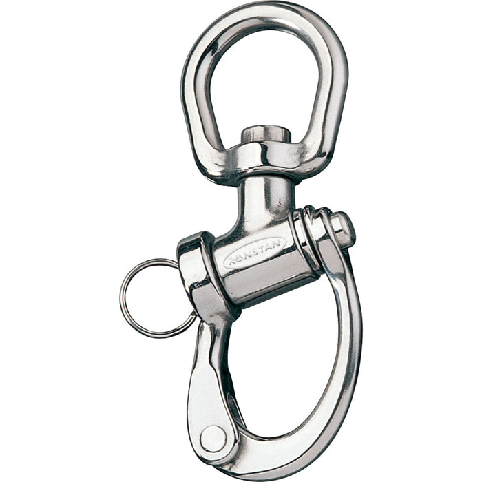 Grillete a presión Ronstan Trunnion - Asa giratoria grande - Longitud de 122 mm (4-3/4")