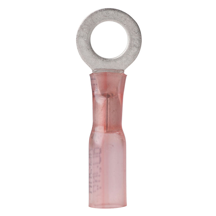 Ancor 310303 Marine Grade Heat Shrink Ring Terminals, #10 Fastener, 22-18 Wire, Red, 3/Pk