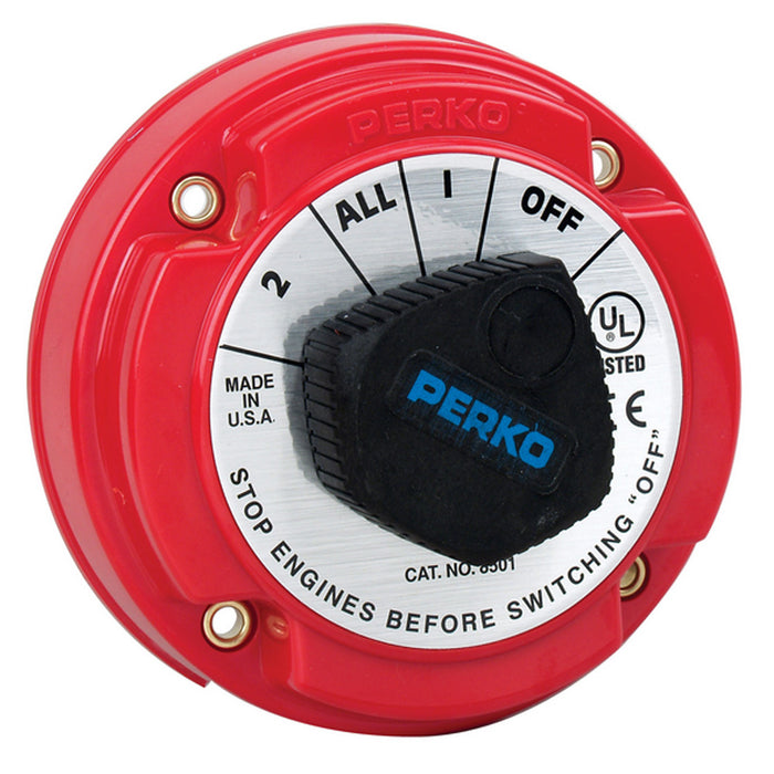Perko 8501DP Medium Duty Battery Selector Switch - 250A Continuous