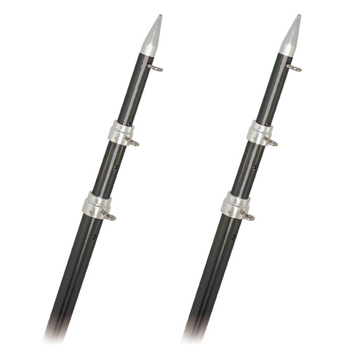 Rupp Marine A0-1800-CFT Rupp Top Gun Outrigger Poles Telescopic Carbon Fiber 18'
