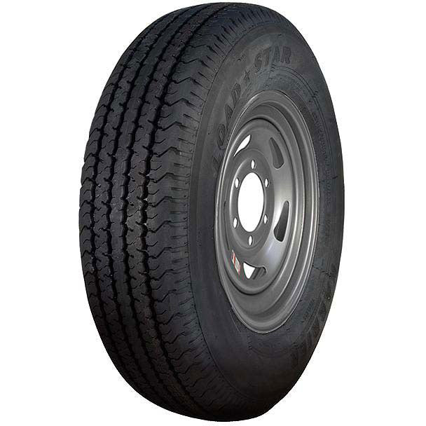 Loadstar 966-32666 ST Radial Tire And Wheel (Rim) Assembly ST225/75R-15 6 Hole D Ply