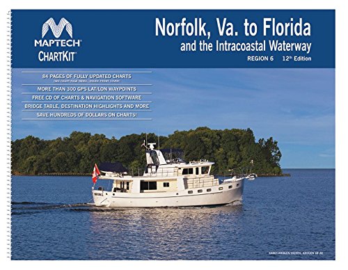 Maptech Chartkit Book Norfolk VA to Florida