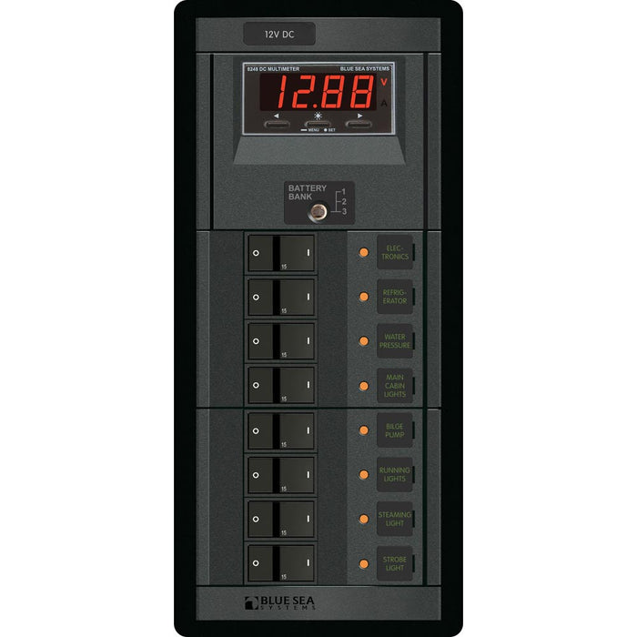 Blue Sea 1227 12V DC 8 Position with Digital Meter