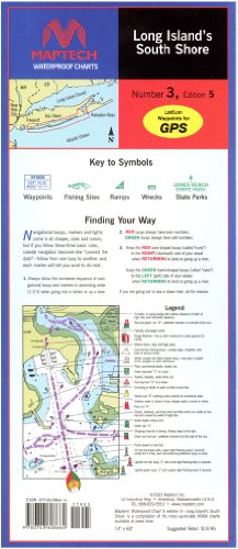 Maptech Waterproof Chart Long Island South Shore