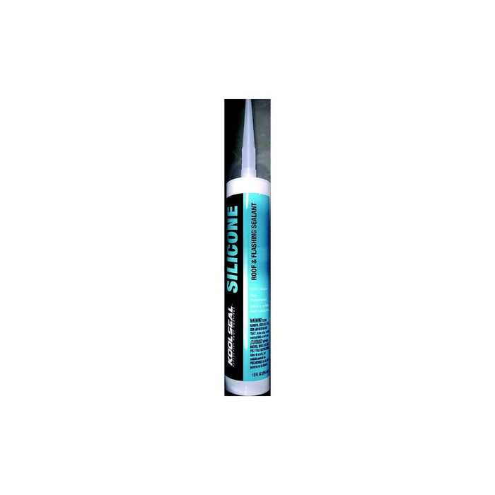 Geocel KS0084000-01 Kool Seal Rubberized Silicone Roof & Flashing Sealant, 10 oz.