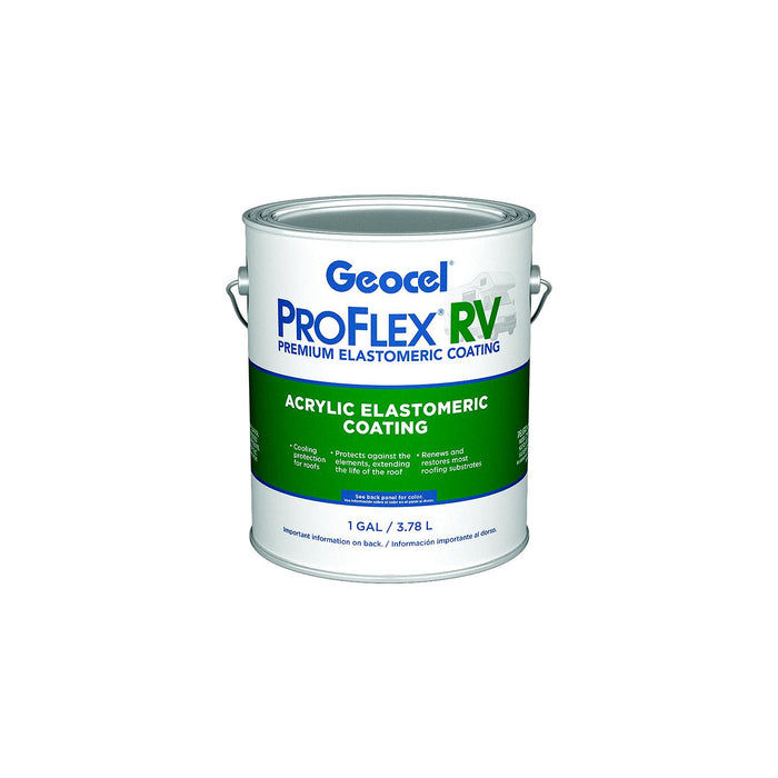 Geocel KSRV41300-16 Pro Flex RV Acrylic Elastomeric Coating, 1 Gal