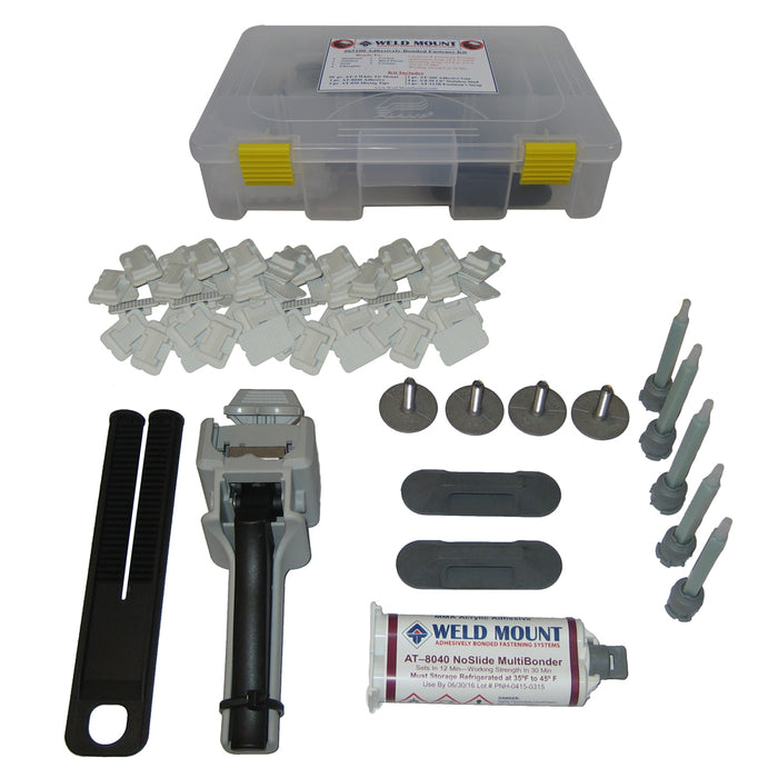 Weld Mount 65100 Adhesively Bonded Fastener Kit w/AT 8040 Adhesive