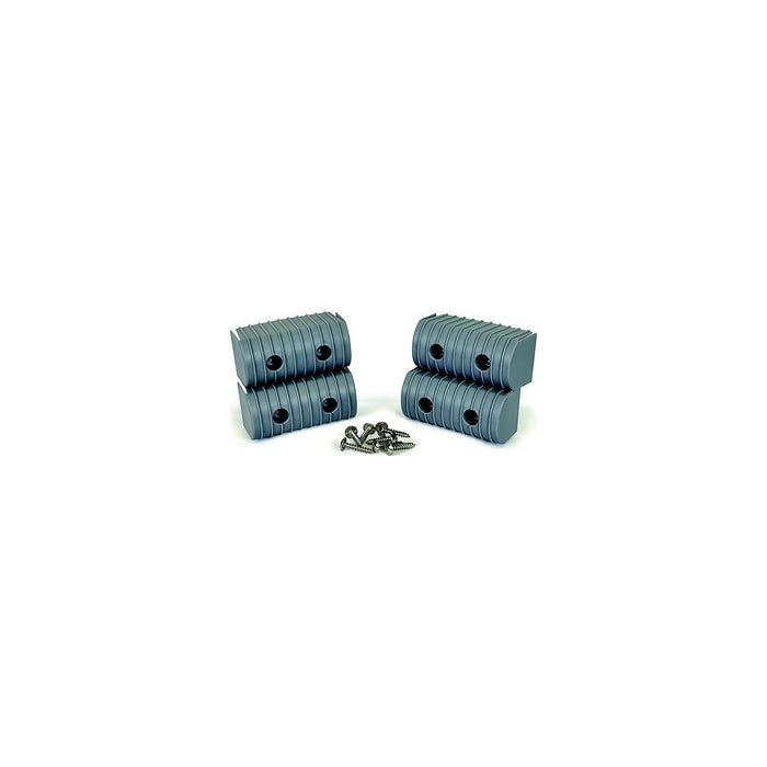 Caliber 23053 Bunk Wrap 2" x 6" End Cap Only, Gray, 4/pk