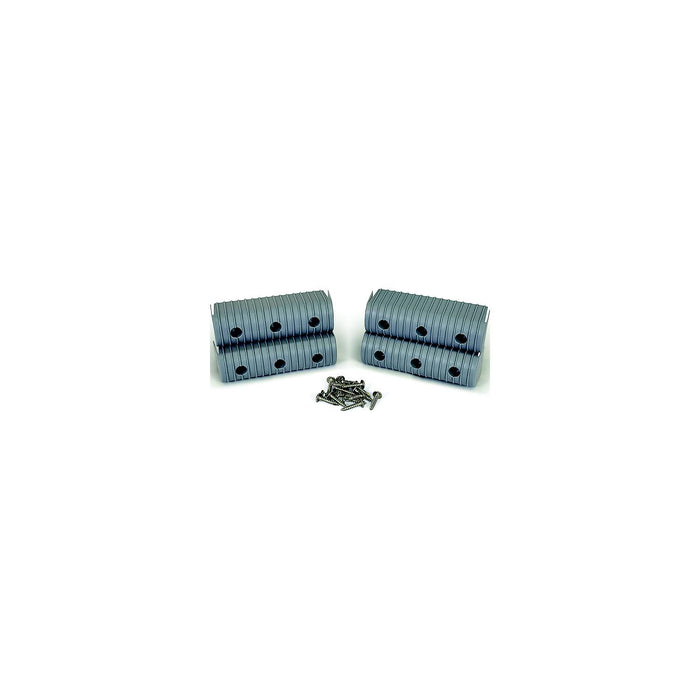 Caliber 23053 Bunk Wrap 2" x 6" End Cap Only, Gray, 4/pk