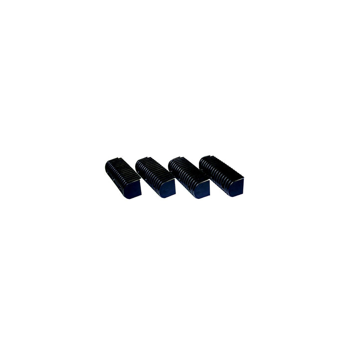 Caliber 23072-BK Bunk Wrap 2" x 4" End Cap Only, Black, 24/pk