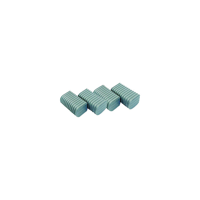 Caliber 23072 Bunk Wrap 2" x 4" End Cap Only, Gray, 24/pk