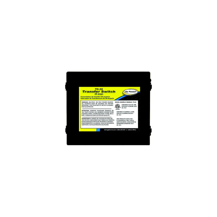 GoPower! 64403 30A Transfer Switch