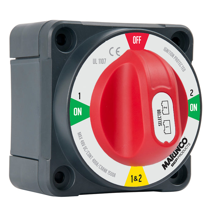 Selector BEP Pro Installer de 400 A con interruptor de batería de desconexión de campo - MC10