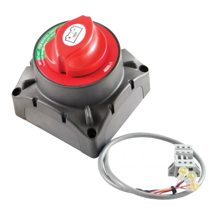 Interruptor de batería BEP de operación remota con sensor óptico - 500 A 12/24 V