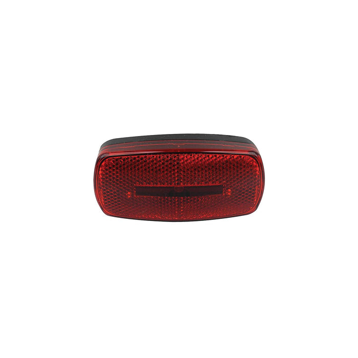FulTyme RV 1105 FulTyme RV Marker/Clearance Light w/ Reflex, Red Lens, Black Base