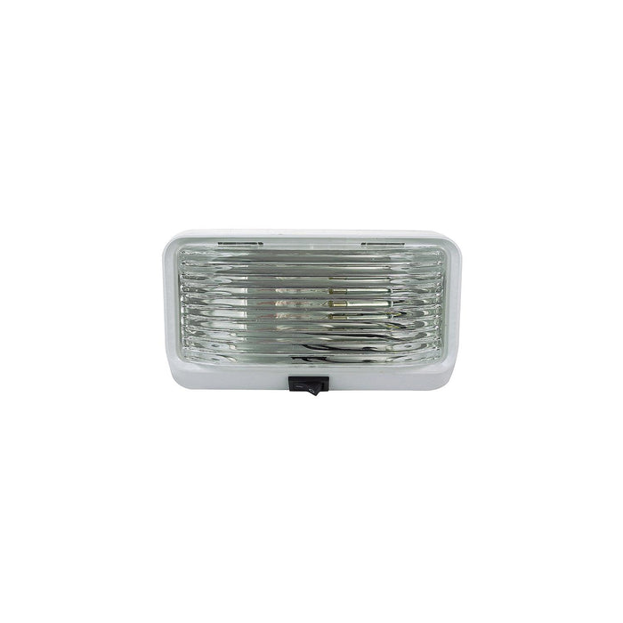FulTyme RV 590-1118 FulTyme RV Rectangular Porch/Utility Light w/Switch, Clear