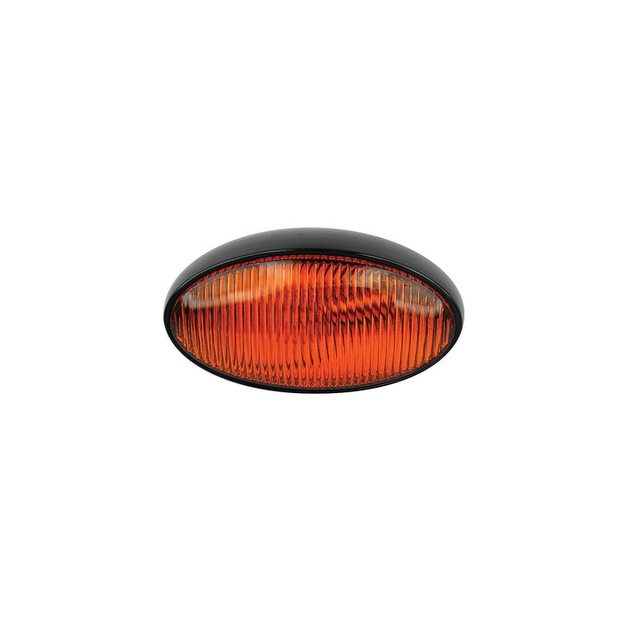 FulTyme RV 590-1120 FulTyme RV Oval Porch/Utility Light w/o Switch, Yellow/ Black housing