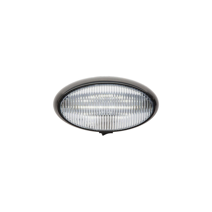 FulTyme RV 1173 FulTyme RV LED Porch Light, Clear Light/ Black Housing w/Switch