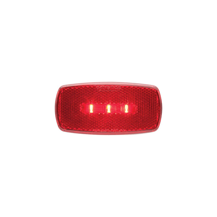 FulTyme RV 1187 FulTyme RV LED Surface-Mount Marker/Clearance Light w/ Reflex, Red