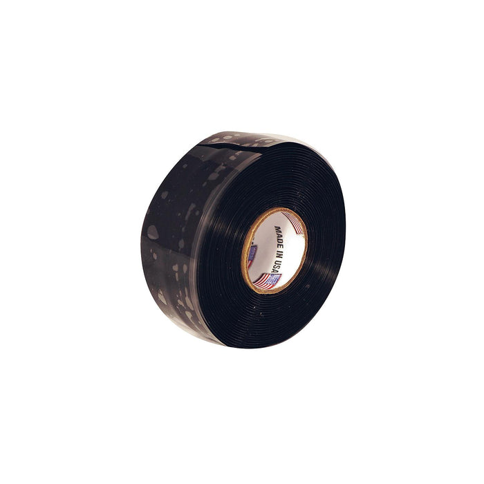 FulTyme RV 5069 Silicone Self-Fusing Tape 1" x 10', Black