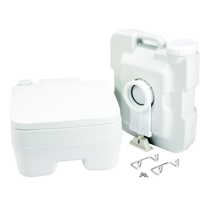 FulTyme RV 6002 FulTyme RV Portable Toilet, White, 2.6-Gal. (10 l)