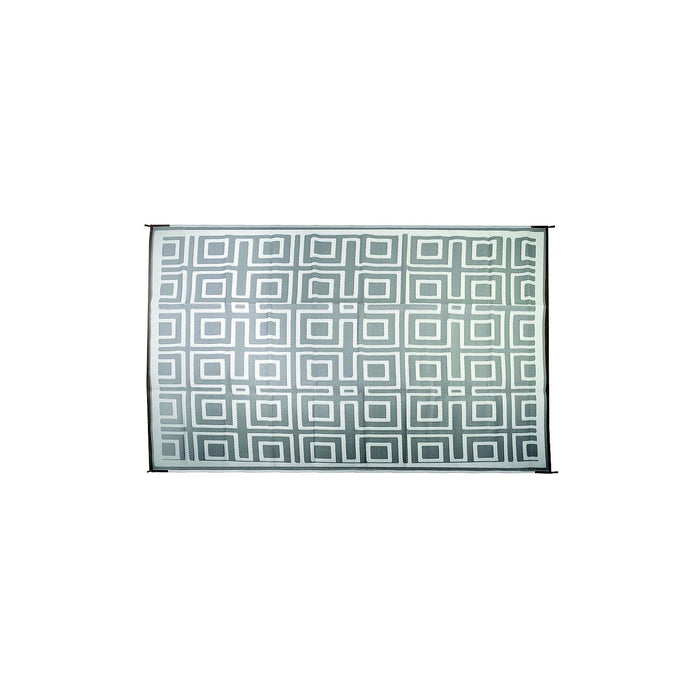 FulTyme RV 6 X 9 TOUPE/LIGHT GREY FulTyme RV 6067 Outdoor Patio Mat, Grey/Light Tan, 6' x 9'