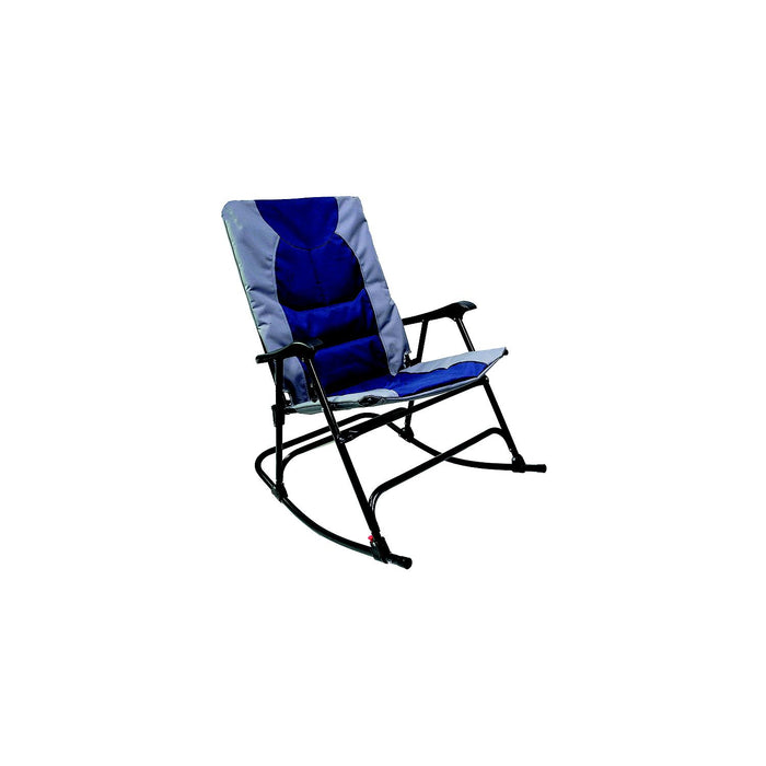 FulTyme RV 6071 FulTyme RV Folding Rocking Chair, Blue/Grey