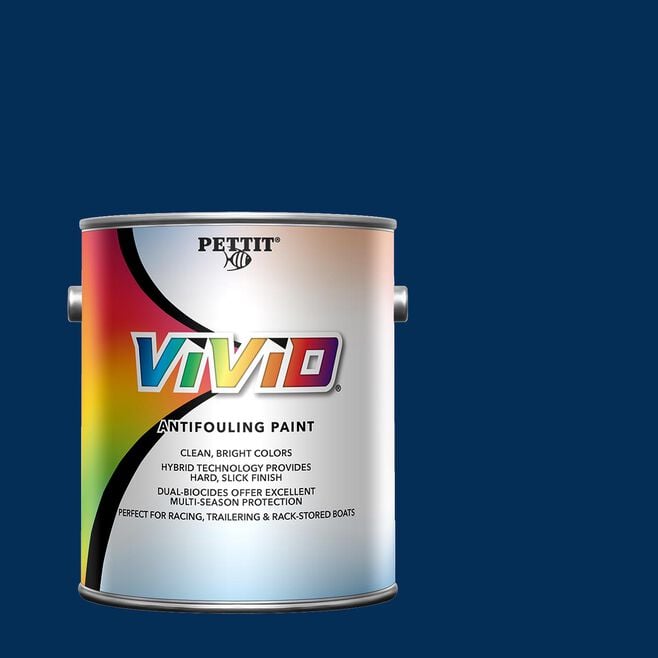 Pettit 1126108 Vivid Antifouling Paint, Blue Qt.