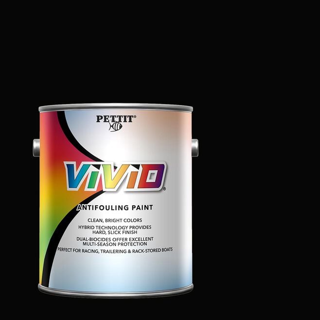 Pettit 1186106 Vivid Antifouling Paint, Black Gal.