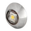 Luz de cortesía Lumitec Exuma - Carcasa de acero inoxidable pulido - Luz azul
