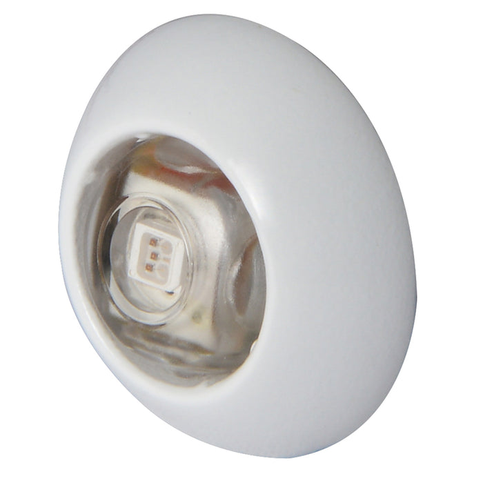 Luz de cortesía Lumitec Exuma - Carcasa blanca - Luz blanca