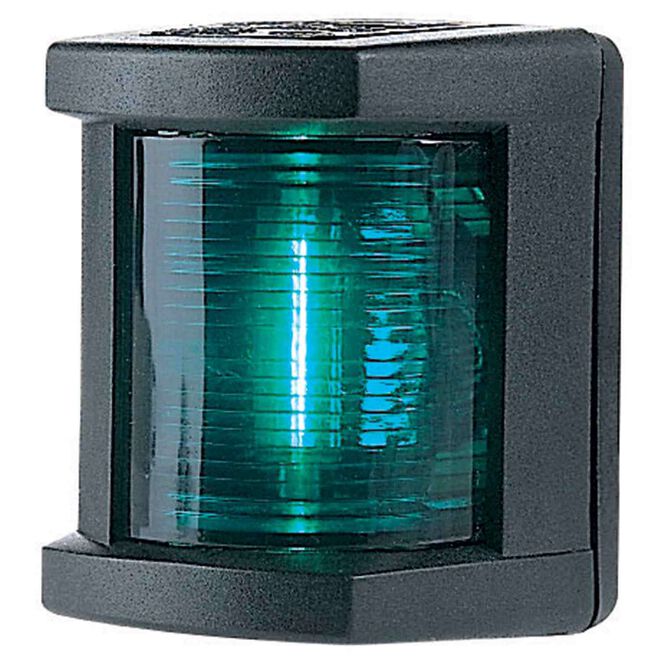 Hella 3562025 3562 Series 12V 1 NM Powerboat & Yacht Navigation Lamp, Black Housing, Starboard
