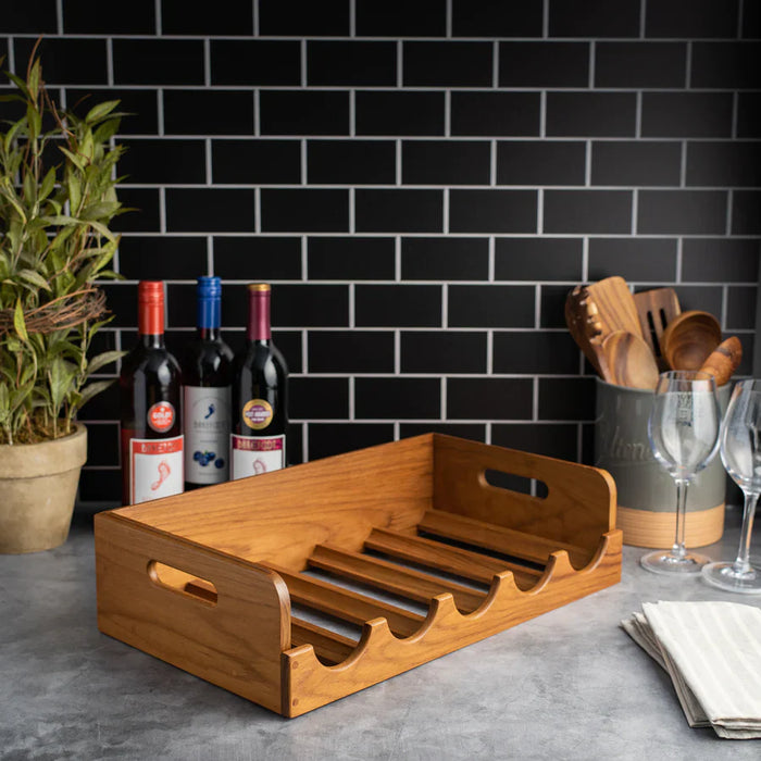 Whitecap 60239 Five Bottle Stackable Wine Caddy