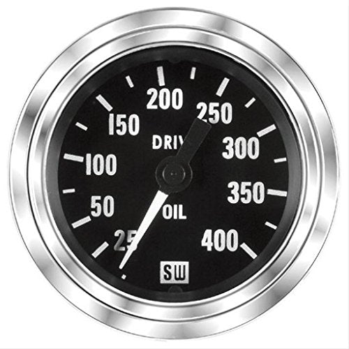 Stewart Warner Oil Pressure Gauge 25-400 PSI