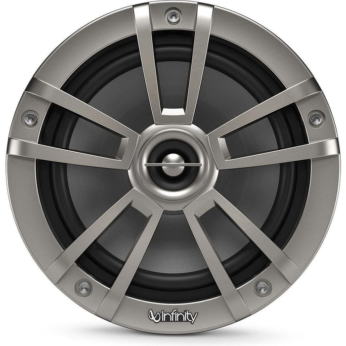 Infinity INF622MLT Coaxial Marine Speakers, 6-1/2" Titanium, 1 pr.