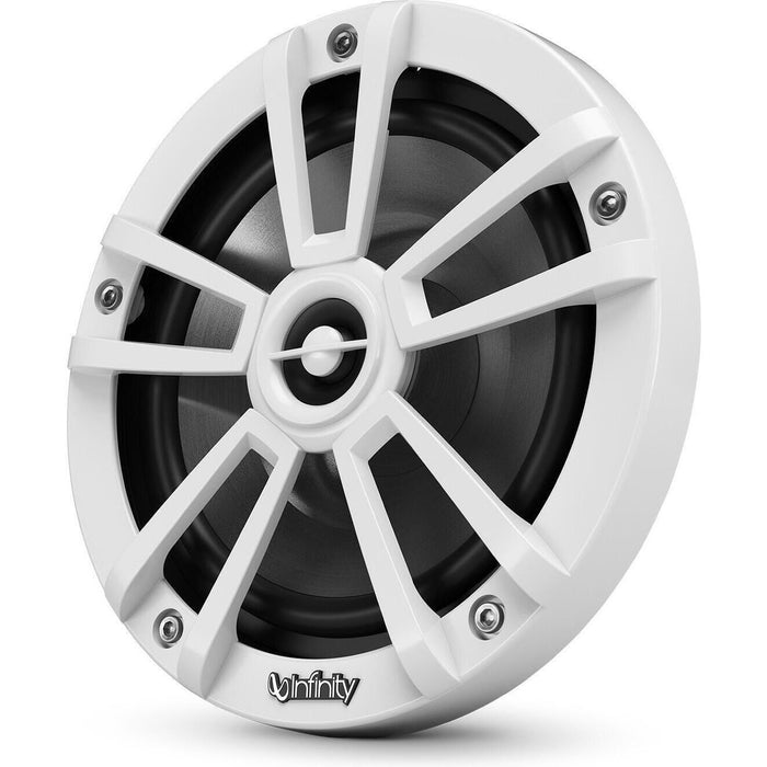 Infinity INF622MLW Coaxial Marine Speakers, 6-1/2" Gloss White, 1 pr.