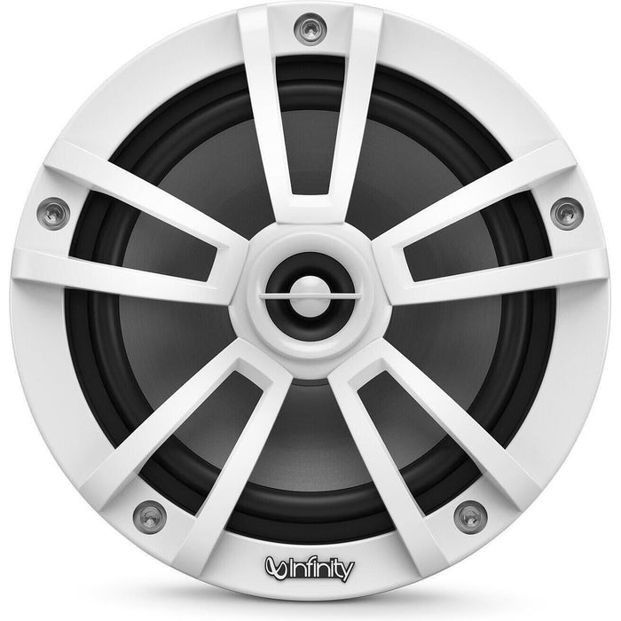 Infinity INF622MLW Coaxial Marine Speakers, 6-1/2" Gloss White, 1 pr.