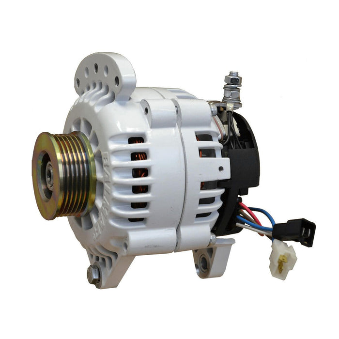 Balmar 60-120-K6 Alternator 120 Amp 12V 3.15" Dual Ft Saddle Single K6 Pulley, w/Isolated Grounding