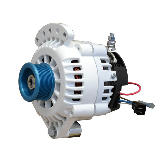 Balmar 621-120-J10 Alternator 120 AMP 12V 1-2" Single Ft Spindle Mount J10, Pulley w/Isolated Ground