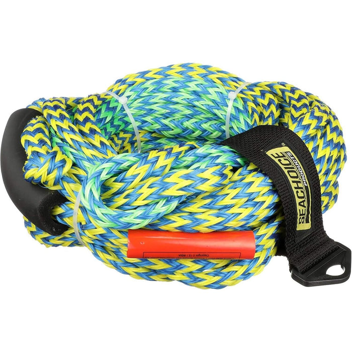Seachoice 86767 2-Section Tube Tow Rope, 60', Tows Up to 4 Riders