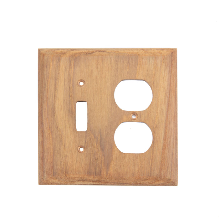 Whitecap 60178 Toggle Switch Duplex Receptacle Plate