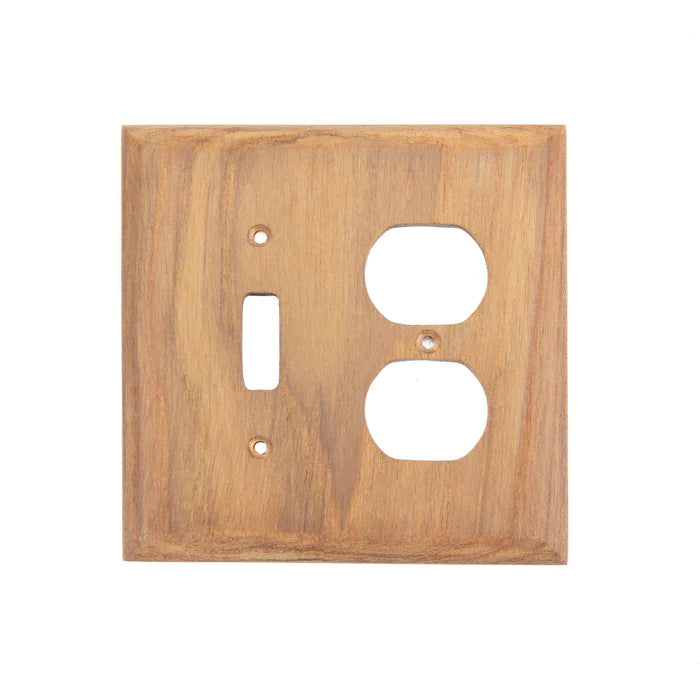 Whitecap 60178 Toggle Switch Duplex Receptacle Plate
