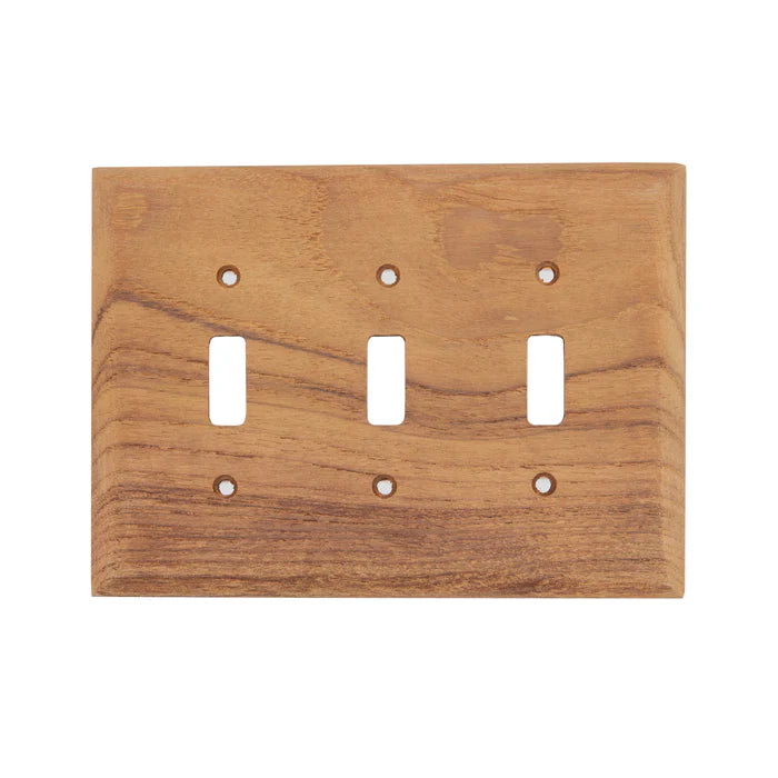 Whitecap 60179 Three Toggle Switch Plate