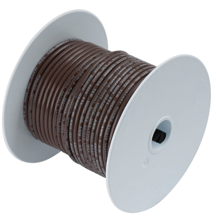 Cable de cobre estañado Ancor Brown de 18 AWG - 500'