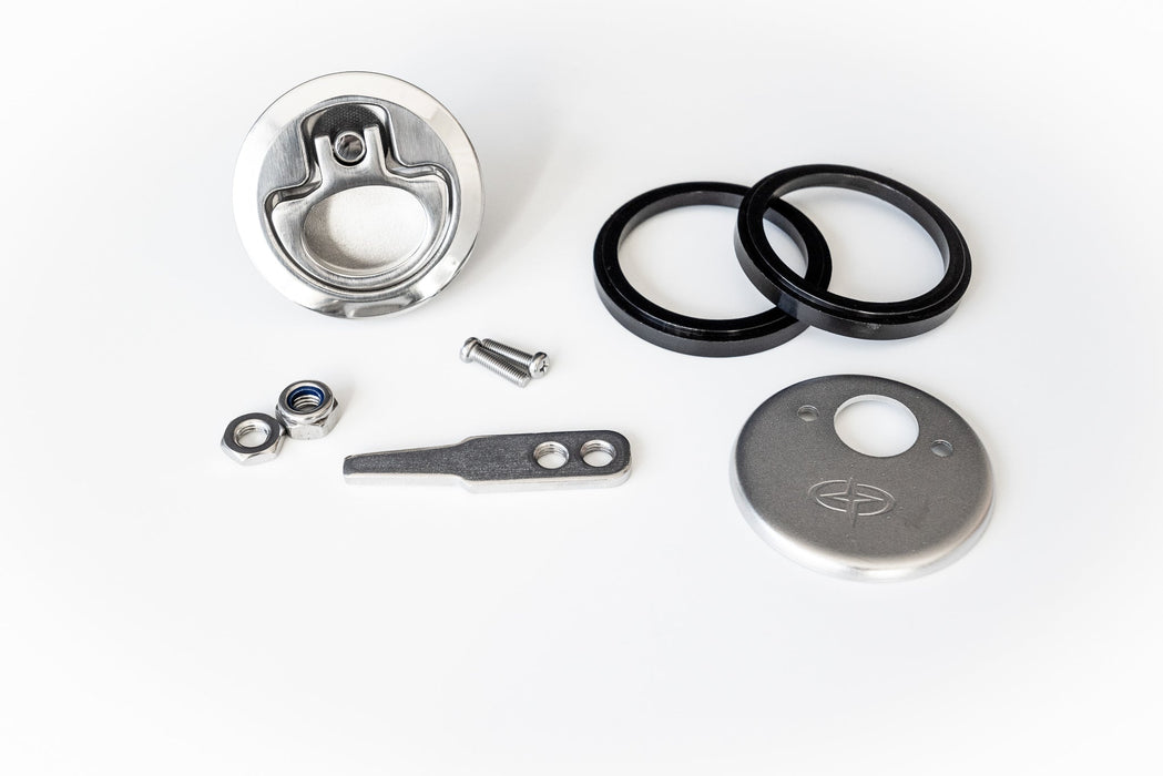 2.5" Compression Latch Non-Locking, Reversible Handle, Straight Cam Kit