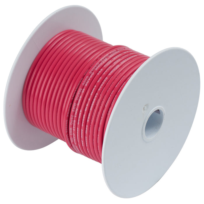 Cable de cobre estañado rojo Ancor de 18 AWG - 35'