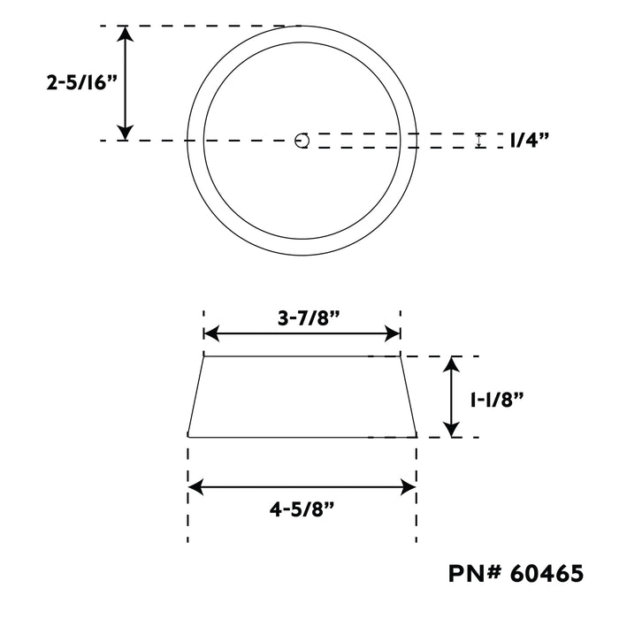 Whitecap 60465 4-5/8" Winch Pad