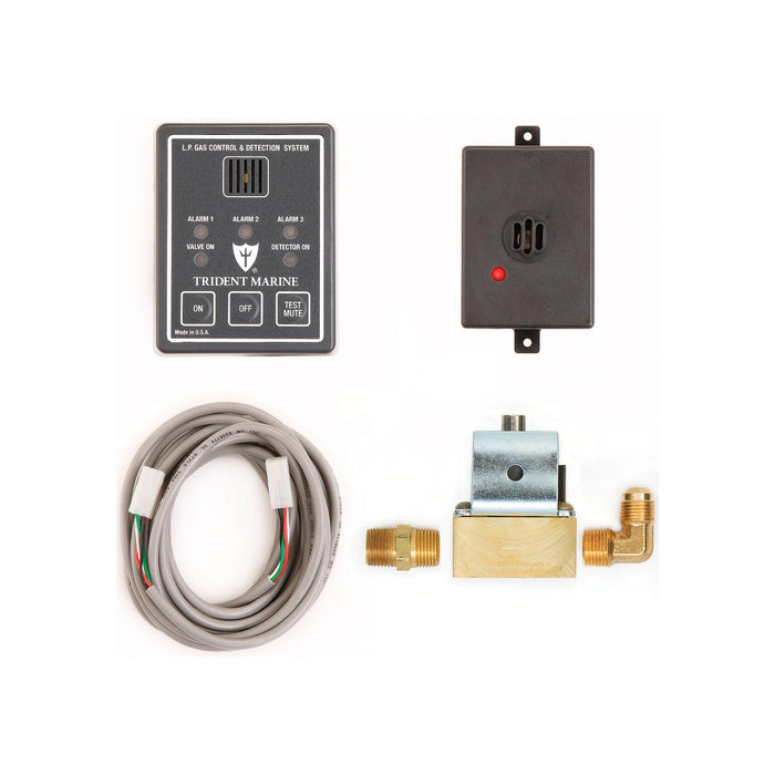 Trident Marine 1300-7761-KIT Trident LPG 12V Control & Detection System w/ 10', Connect Cable